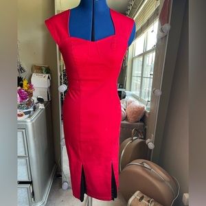 Hearts and Roses Pencil Dress
